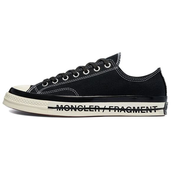 Converse x Moncler x Fragment Chuck 70 Low Top sneakers in black men’s size 4.5